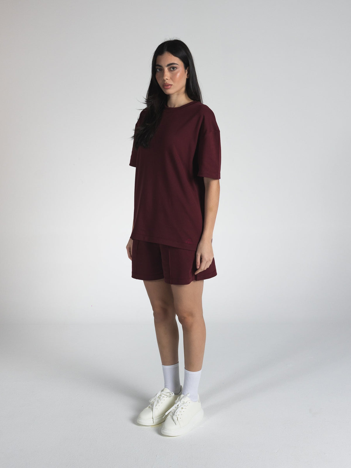 The Ease Set in Burgundy