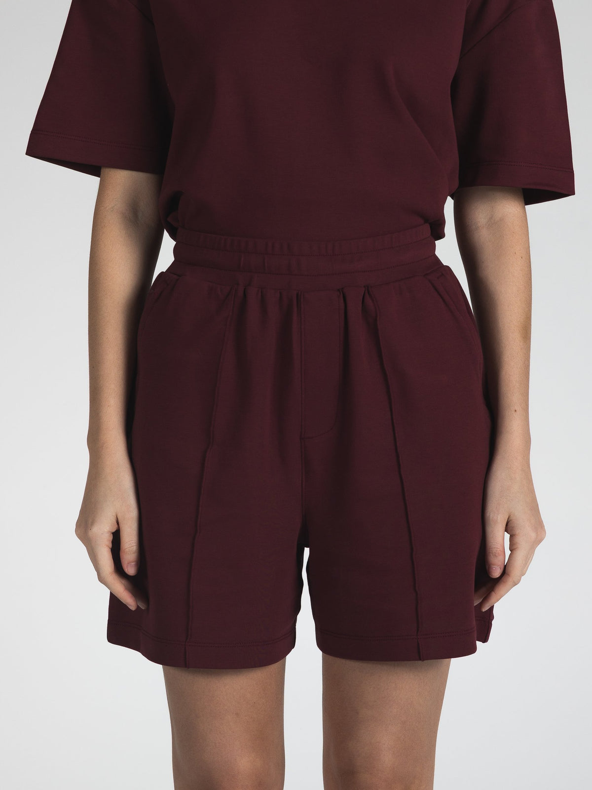 The Ease Set in Burgundy