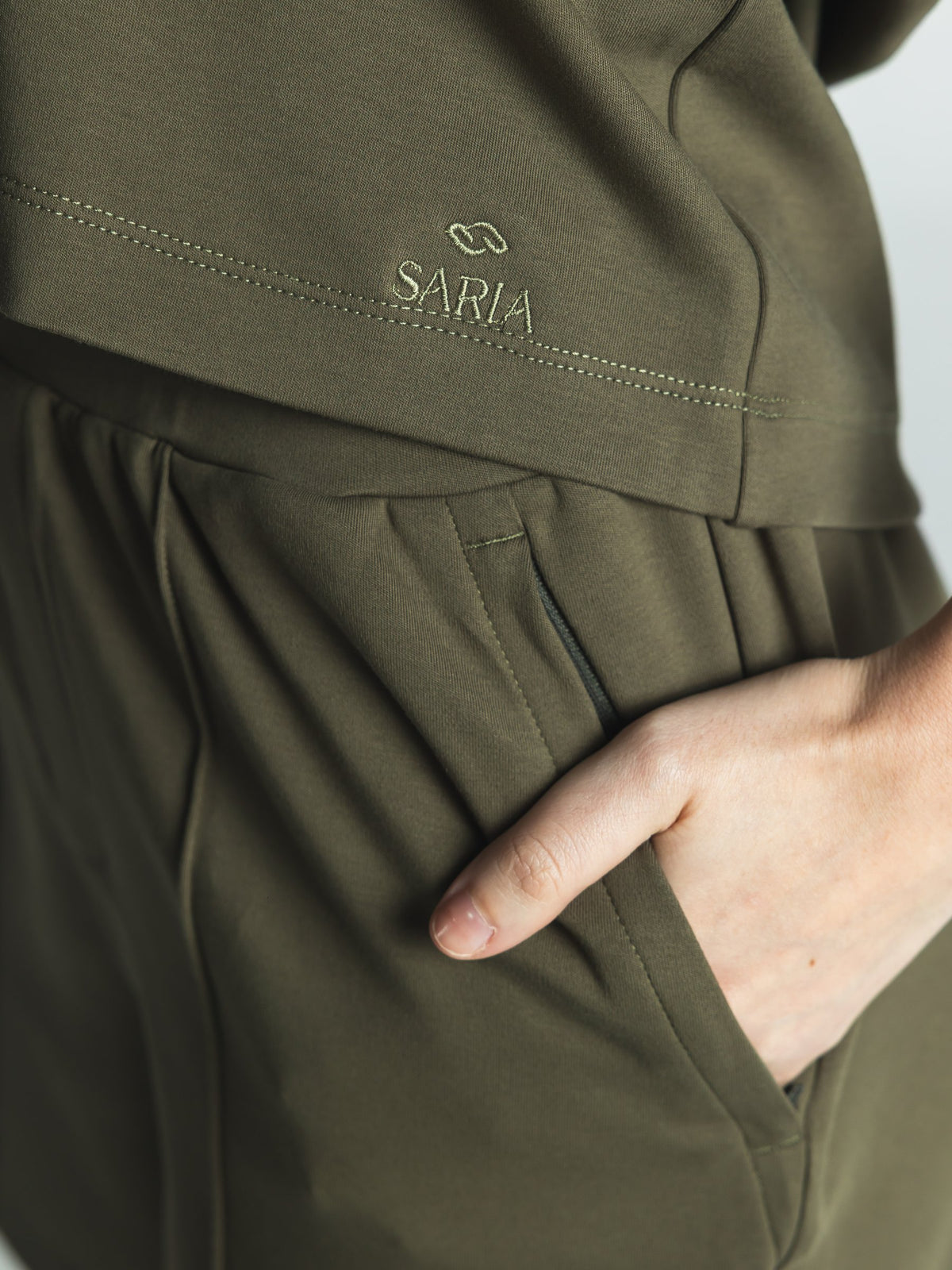 The Ease Set in Olive Green