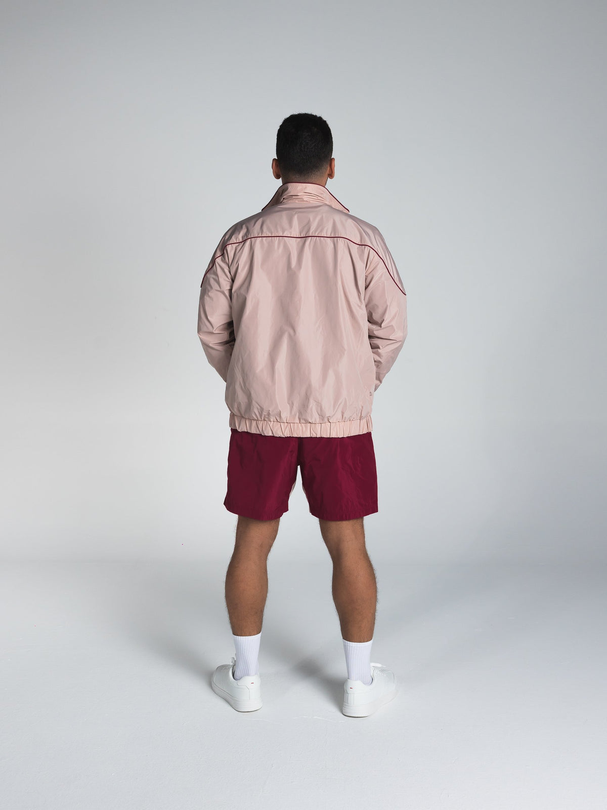 The Switch Jacket in Burgundy/Pink