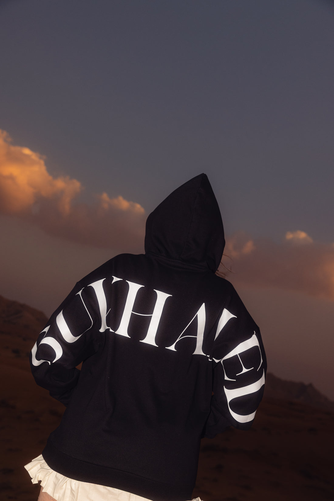 Black Hoodie “BU KHALED”