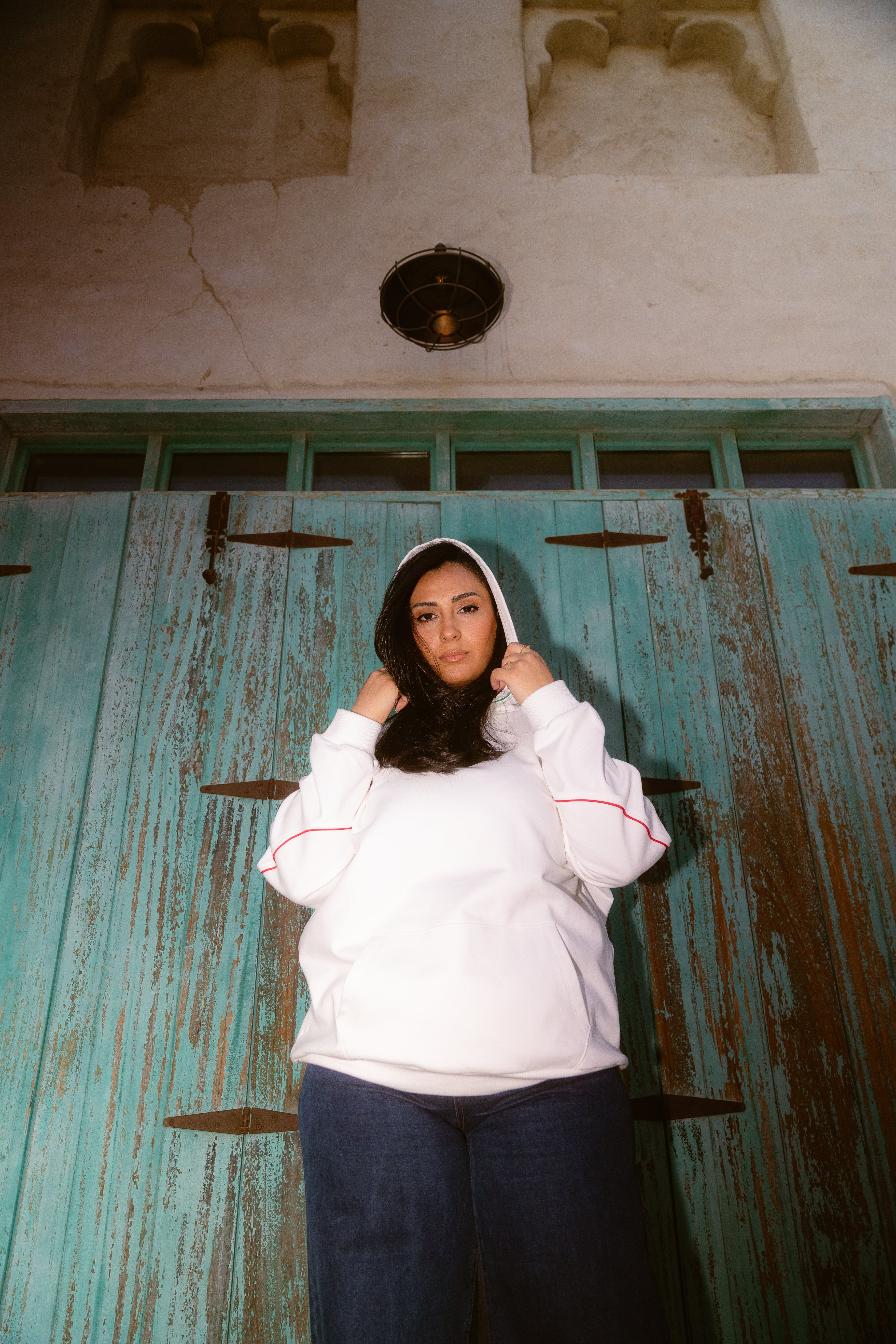 White Hoodie “سلام”