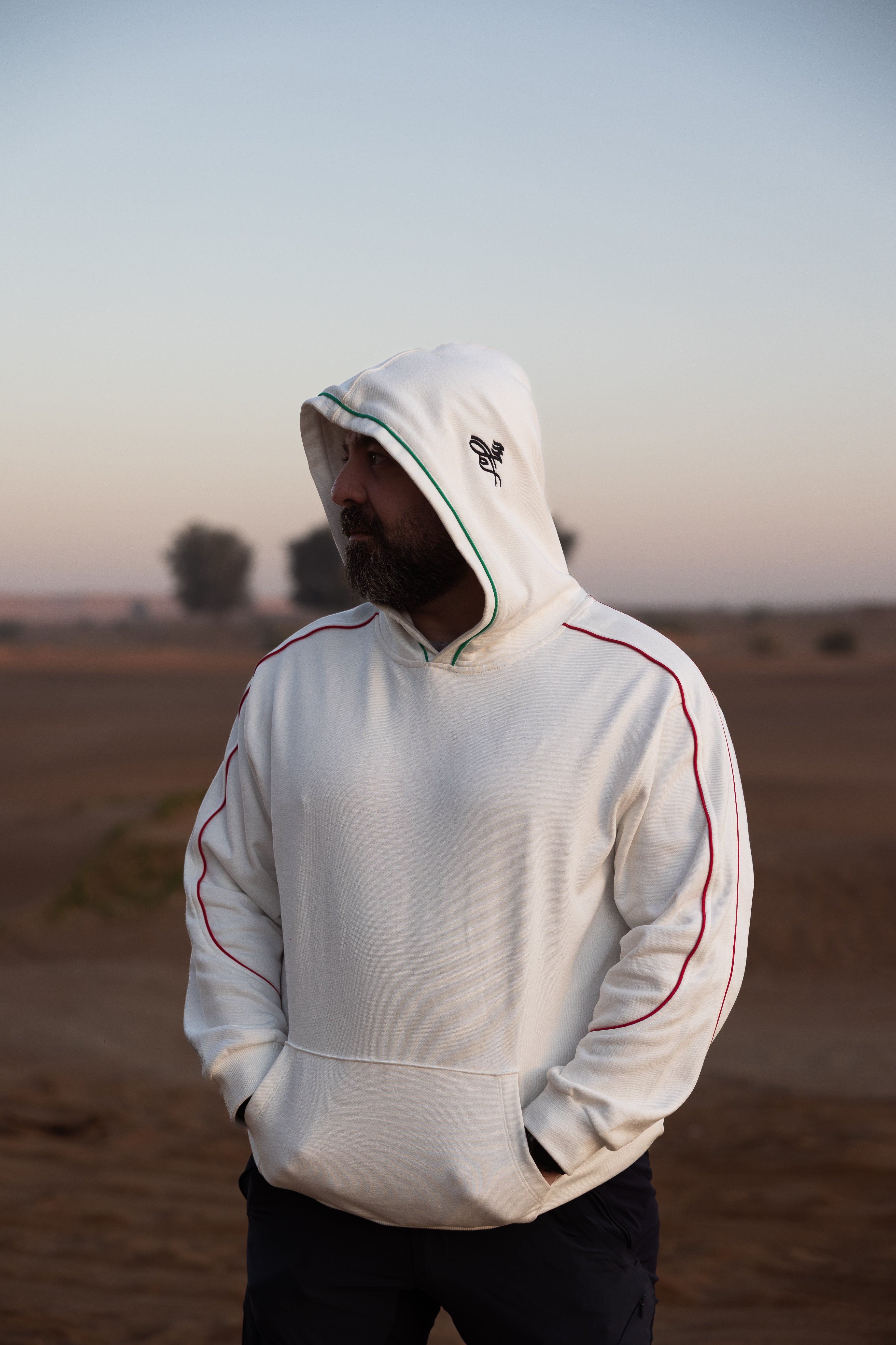White Hoodie “سلام”