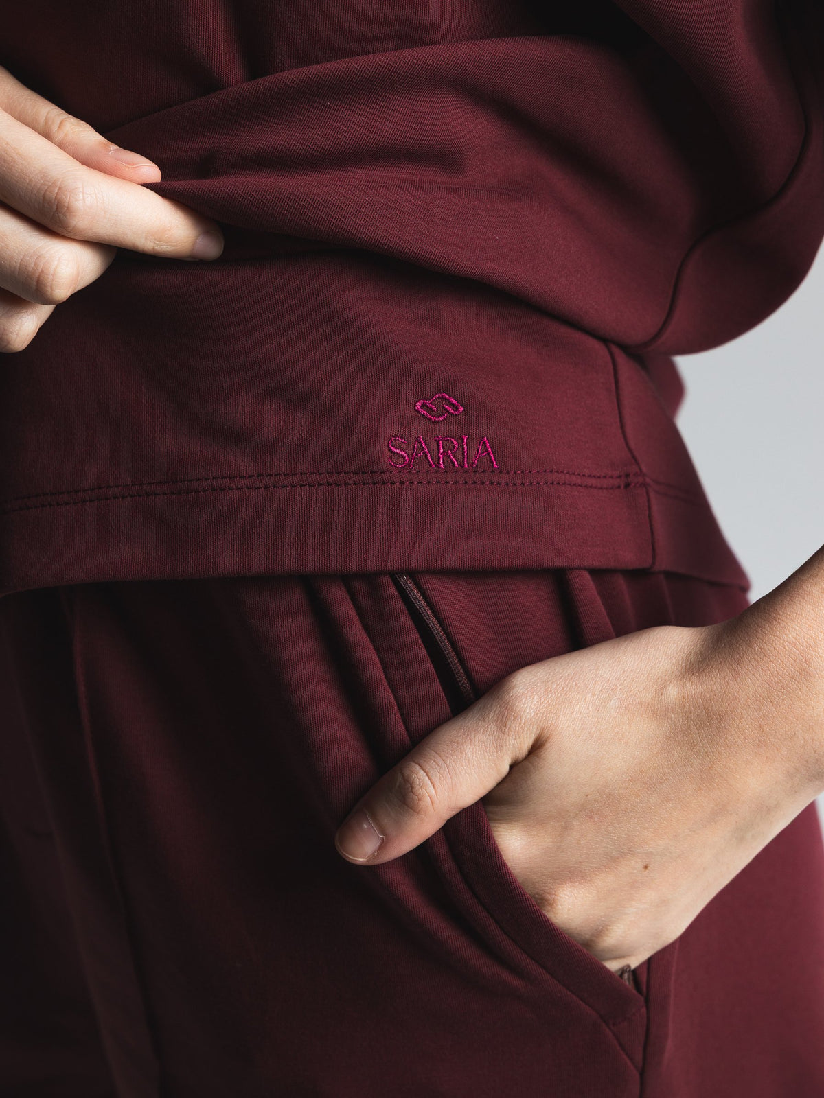 The Ease Set in Burgundy 
