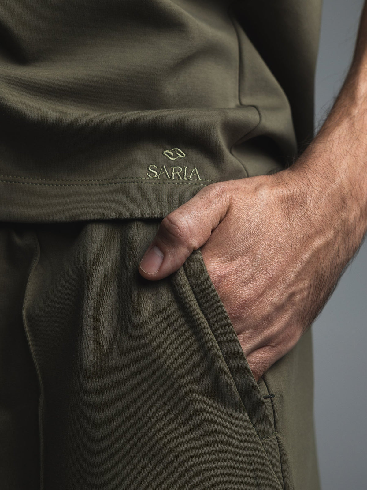 The Ease Set in Olive Green 