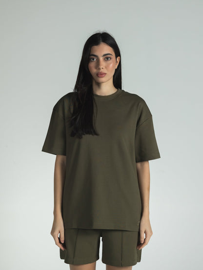 The Ease Set in Olive Green 