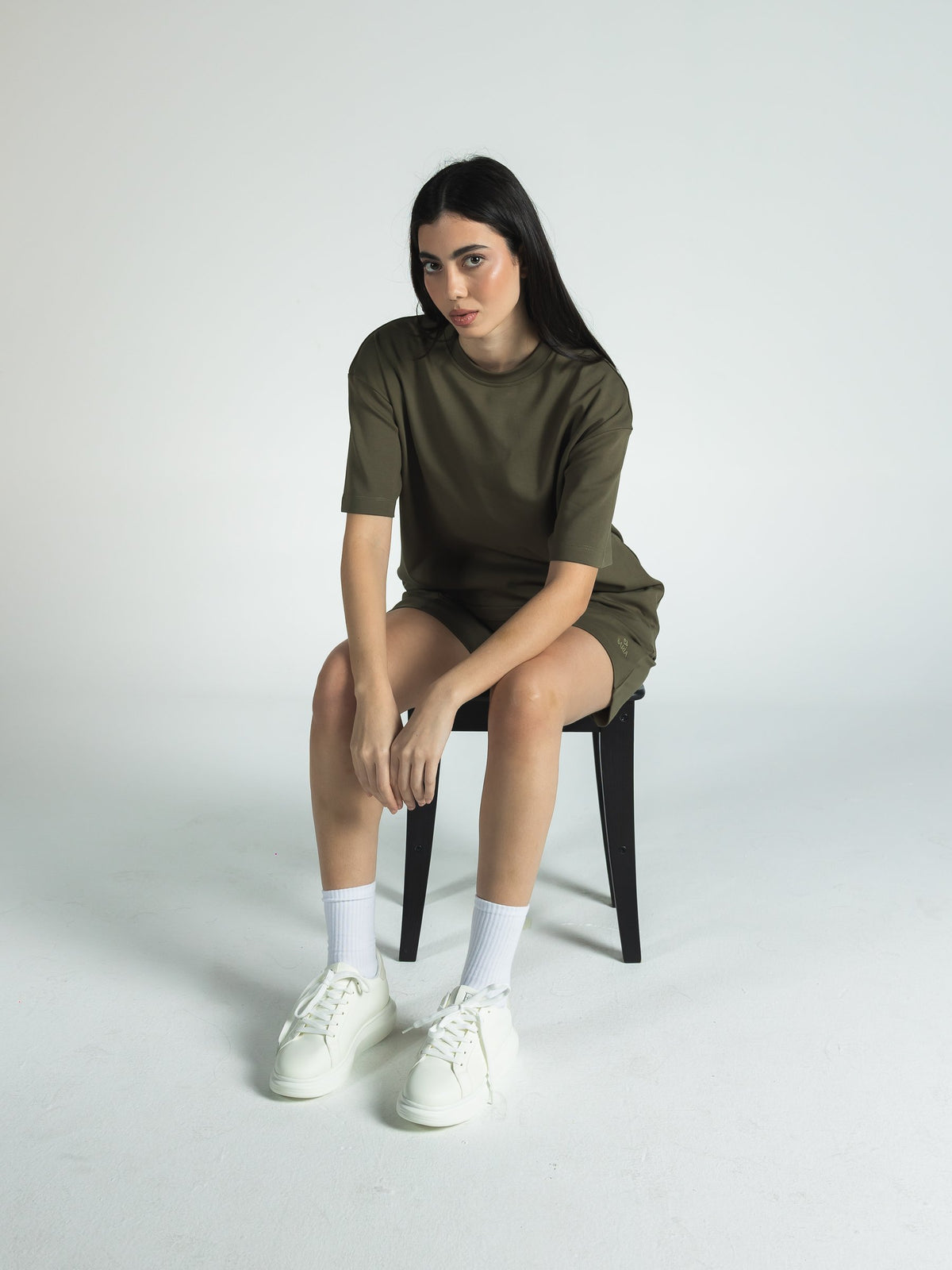 The Ease Set in Olive Green 