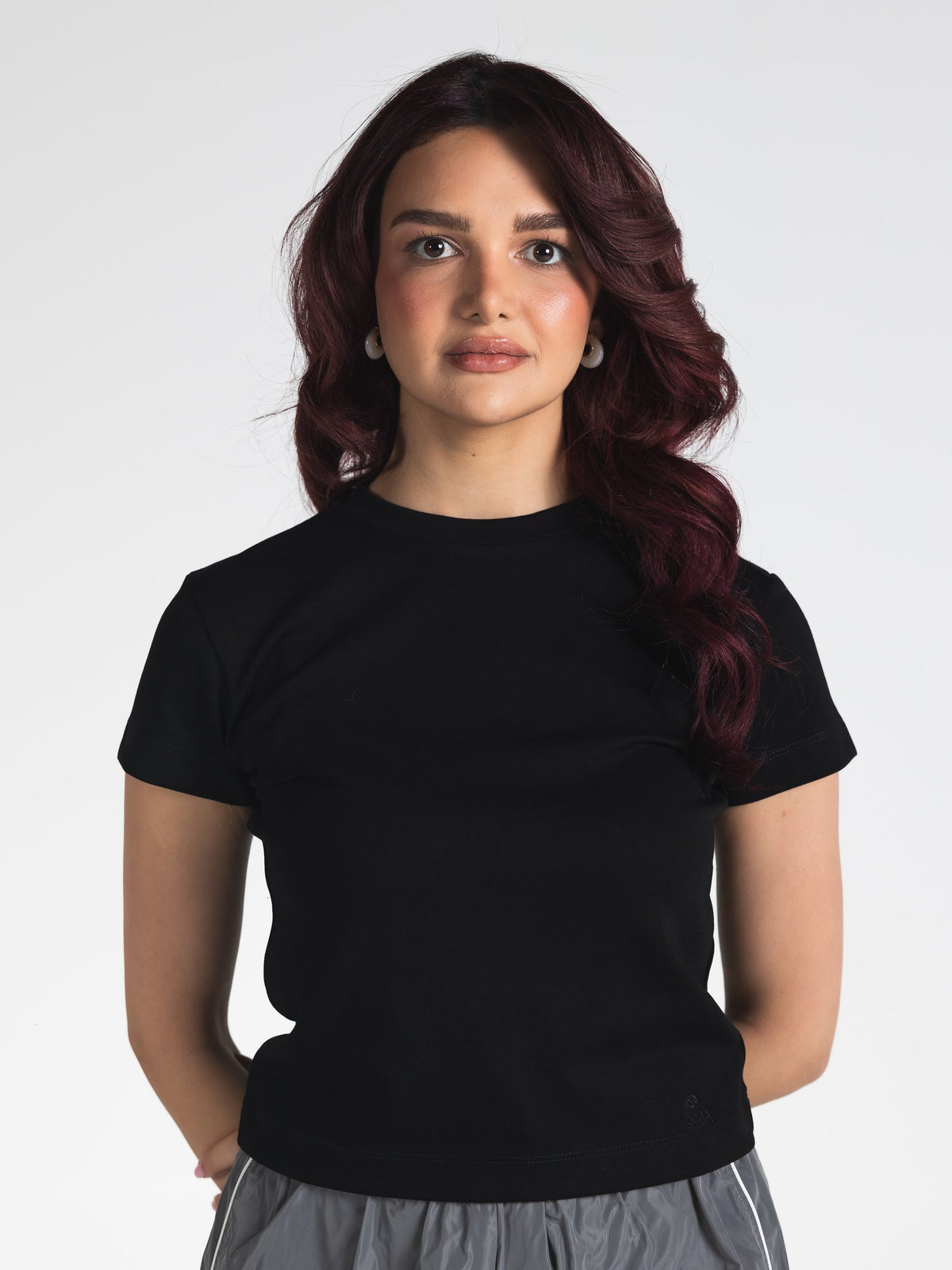 The Form Crop Top in Black 