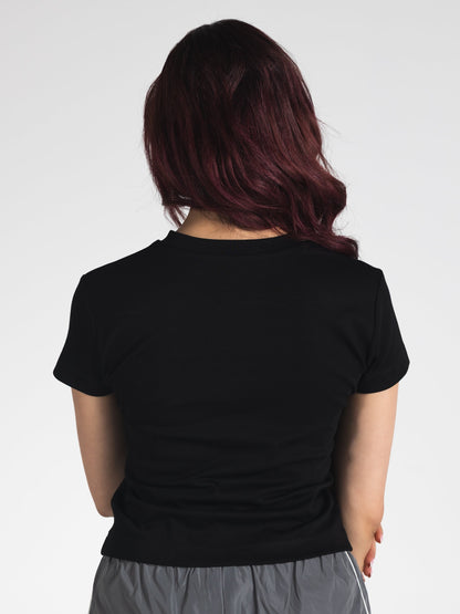 The Form Crop Top in Black 