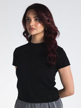 The Form Crop Top in Black 