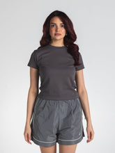 The Form Crop Top in Grey 