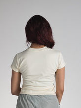 The Form Crop Top in Offwhite 