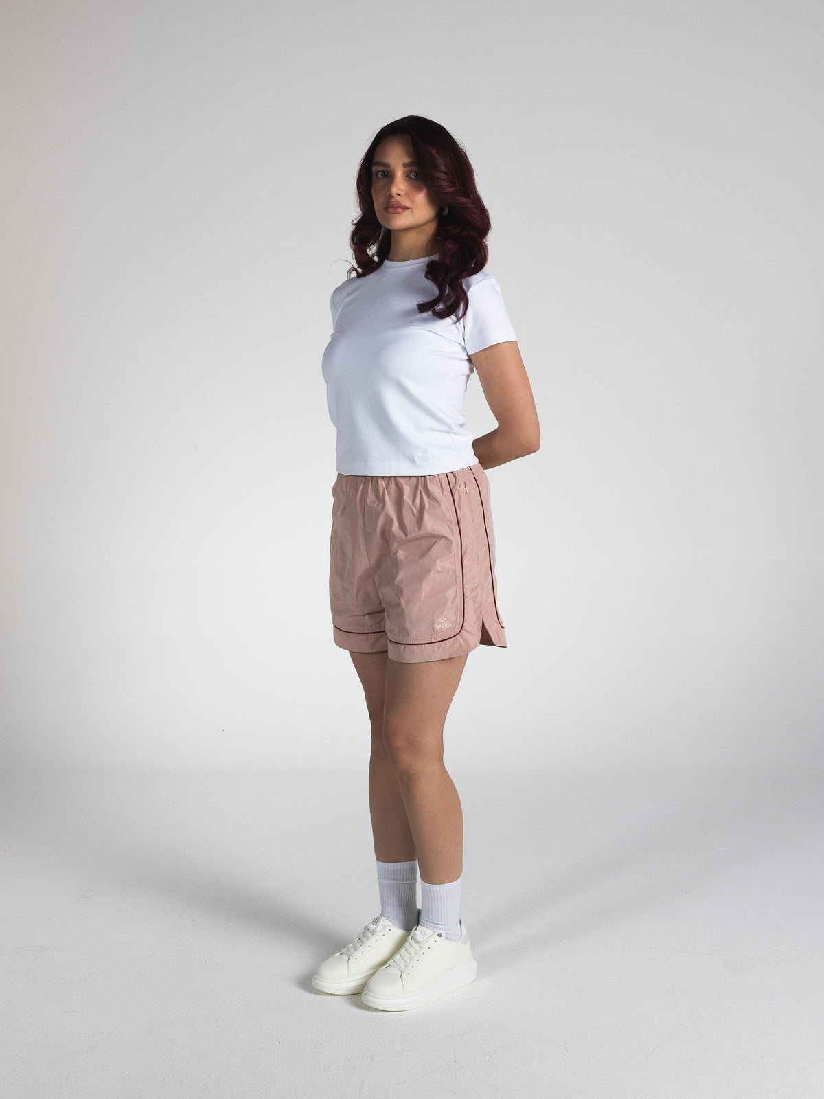 The Form Crop Top in White 