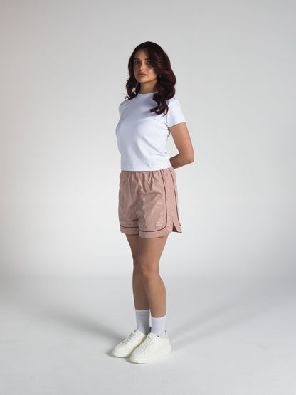 The Form Crop Top in White 