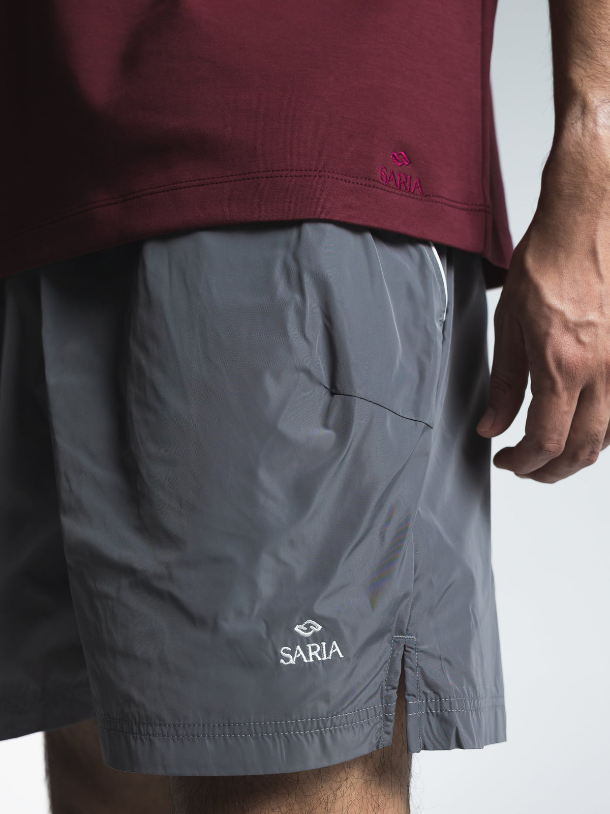 The Motion Shorts – Men in Grey 