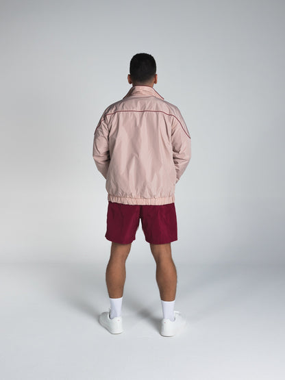 The Switch Jacket in Burgundy/Pink 