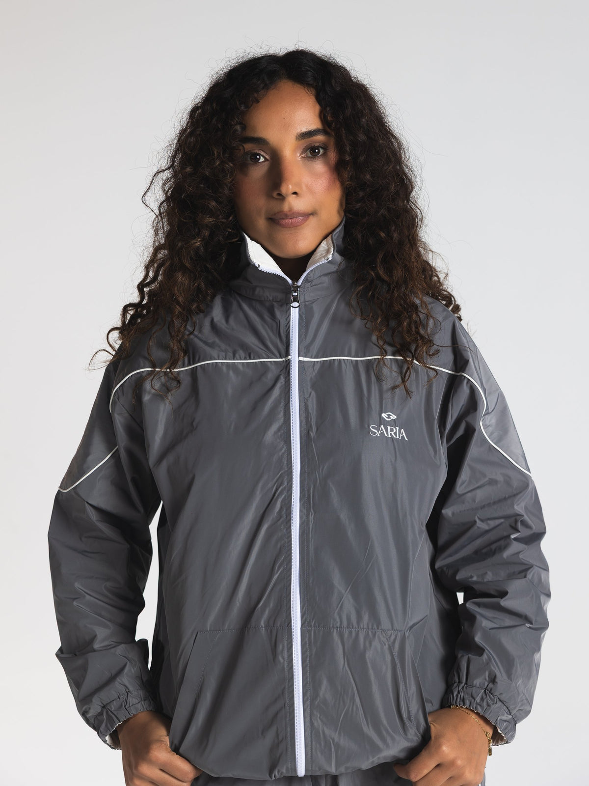 The Switch Jacket in Grey/Offwhite 