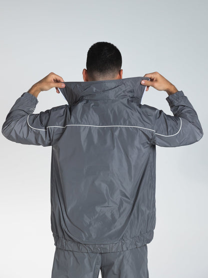 The Switch Jacket in Grey/Offwhite 