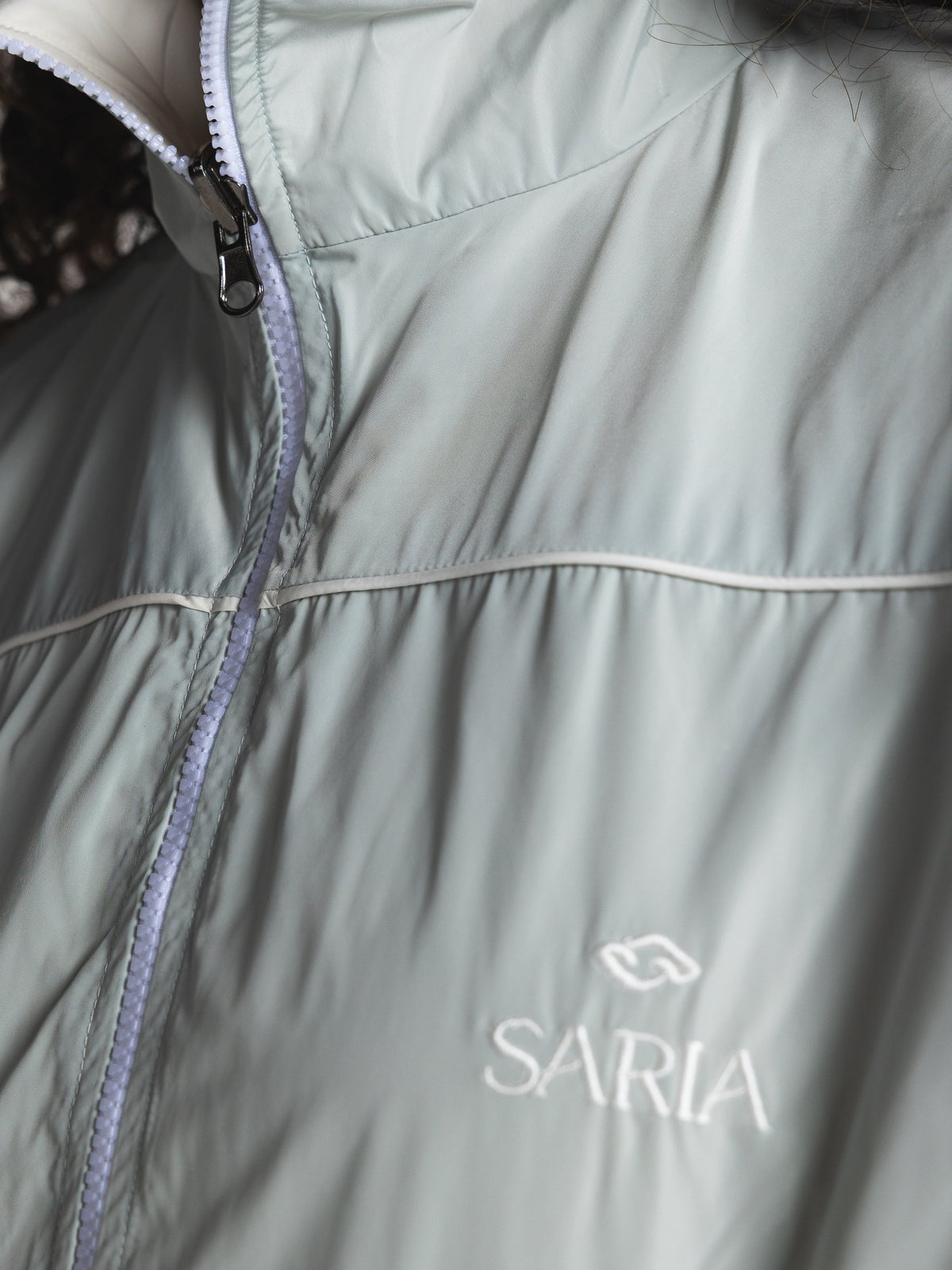 The Switch Jacket in MintGreen/Offwhite 