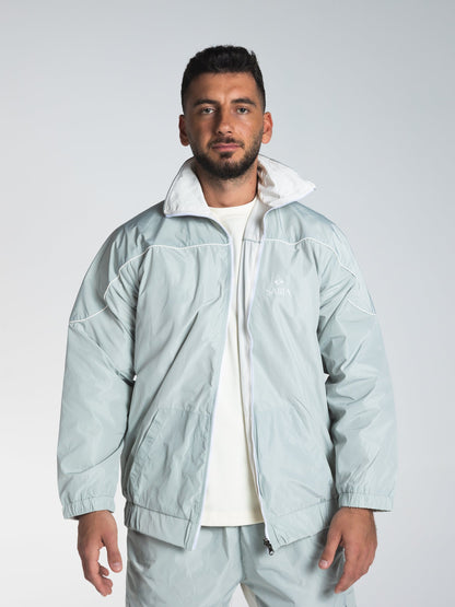 The Switch Jacket in MintGreen/Offwhite 