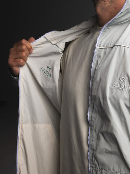 The Switch Jacket in MintGreen/Offwhite 